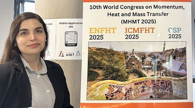 Best Paper Award at the 10th World Congress on Momentum, Heat and Mass Transfer (MHMT 2025)
